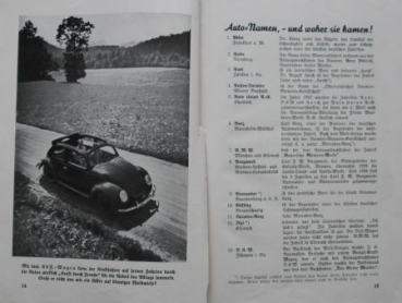 Schur "Das Autobuch für den Pimpfen" Vehicle-History for young people 1942 (9748)